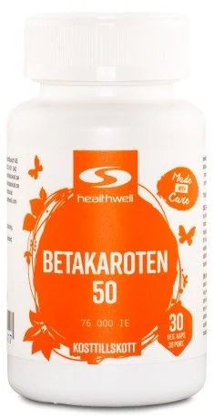 Healthwell betakaroten 50