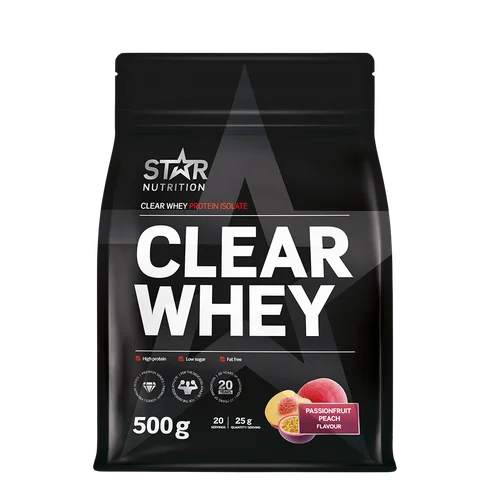 Star Nutrition Clear Whey Passionfruit Peach 500 g
