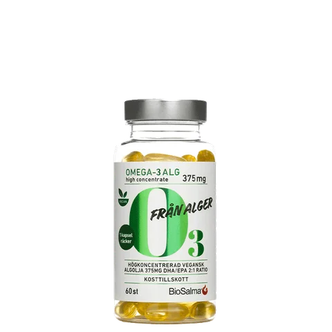 BioSalma Algolja Omega-3 375 mg DHA/EPA 60 kapslar